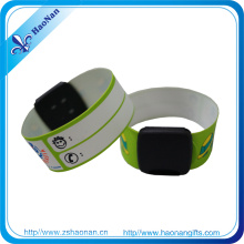 Farbe gedruckt PVC Snap Armband ID Armbänder